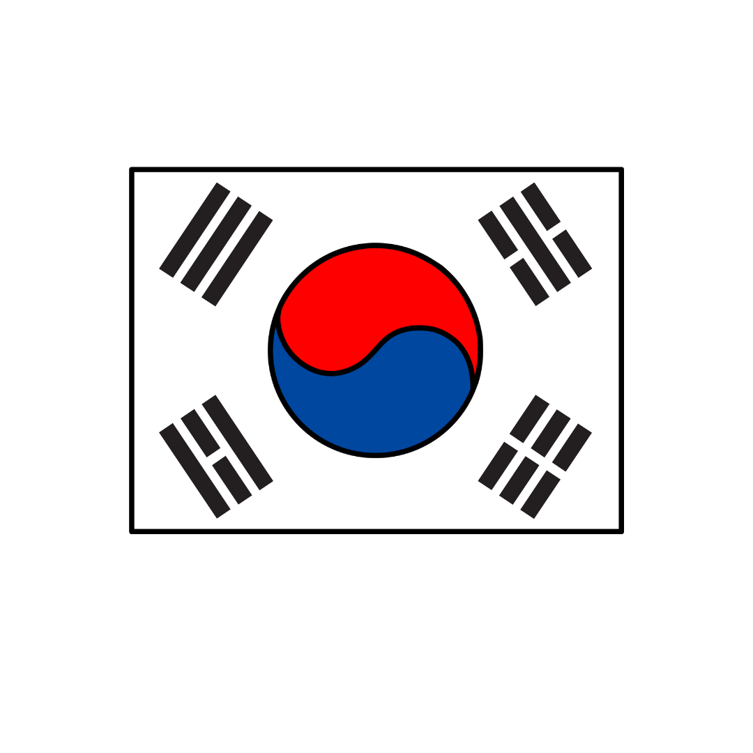Flagge - Gomawo Korea