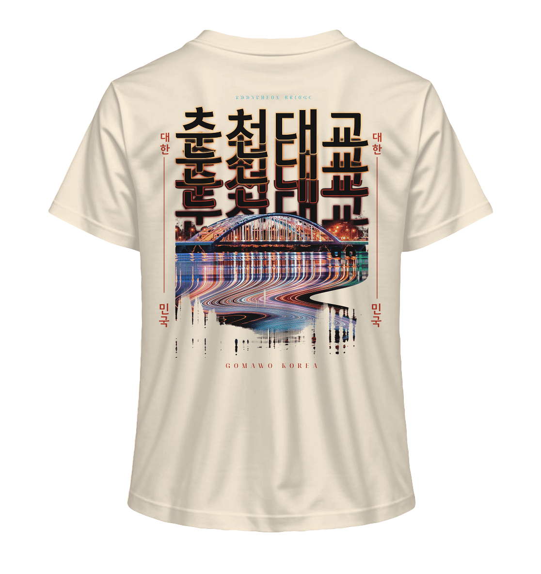 Chuncheon | Damen Organic Shirt - Gomawo Korea - Damen - Südkorea - Korea - Bekleidung - Clothing - K - Streetwear - K - Clothing - K - Vibes