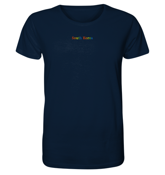 South Korea-Rainbow | Men's Organic Shirt (Stick)