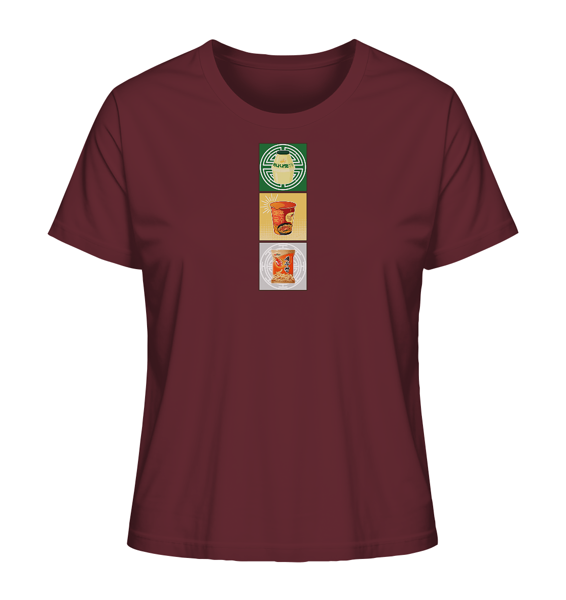 Korean Snacks | Damen Organic Shirt - Gomawo Korea - Damen - Südkorea - Korea - Bekleidung - Clothing - K - Streetwear - K - Clothing - K - Vibes