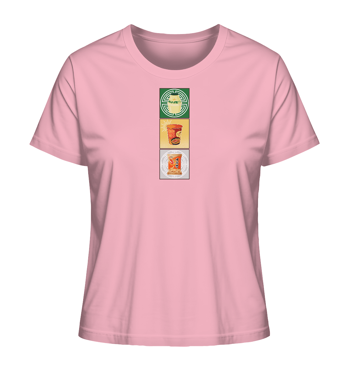 Korean Snacks | Damen Organic Shirt - Gomawo Korea - Damen - Südkorea - Korea - Bekleidung - Clothing - K - Streetwear - K - Clothing - K - Vibes