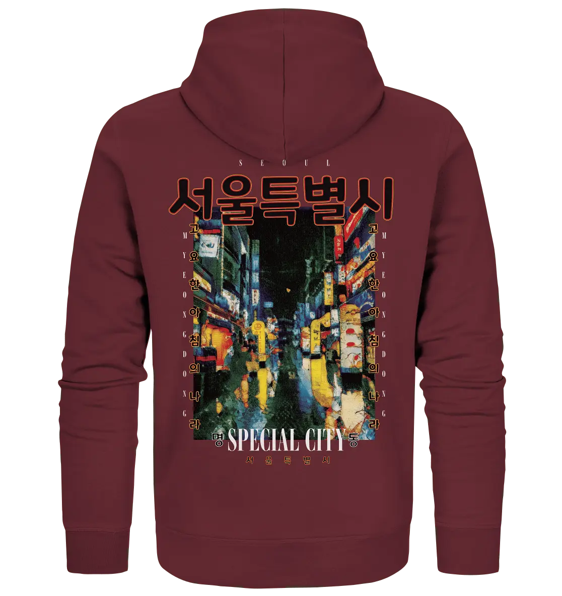 Seoul Special City - Myeongdong Edition | Organic Zipper Jacken/ Zipper Gomawo Korea K-Streetwear Korean Fashion Korea Kleidung