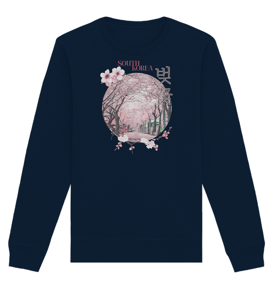 Cherry Blossom | Organic Unisex Pullover - Gomawo Korea - Sweatshirts - Südkorea - Korea - Bekleidung - Clothing - K-Streetwear - K-Clothing - K-Vibes