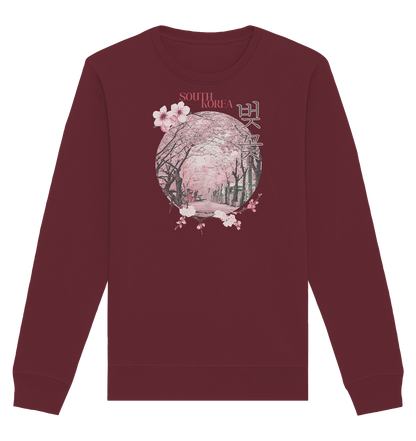 Cherry Blossom | Organic Unisex Pullover - Gomawo Korea - Sweatshirts - Südkorea - Korea - Bekleidung - Clothing - K-Streetwear - K-Clothing - K-Vibes