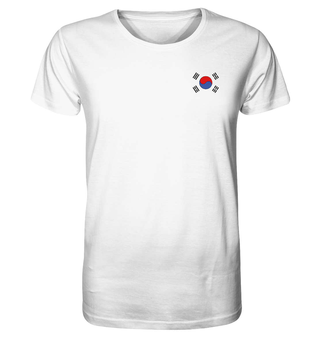 Flagge | Herren Organic T-Shirt - Gomawo Korea - Herren - Südkorea - Korea - Bekleidung - Clothing - K-Streetwear - K-Clothing - K-Vibes