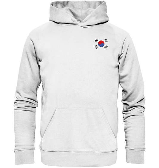 Flagge | Organic Unisex Hoodie - Gomawo Korea - Hoodies - Südkorea - Korea - Bekleidung - Clothing - K-Streetwear - K-Clothing - K-Vibes