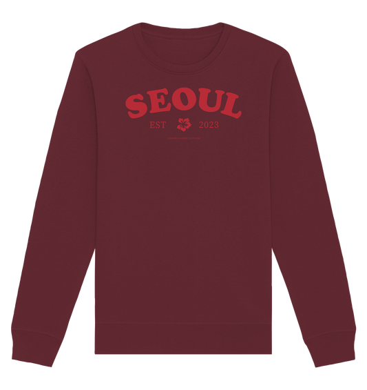 Seoul 2023 | Organic Unisex Pullover - Gomawo Korea - Sweatshirts - Südkorea - Korea - Bekleidung - Clothing - K-Streetwear - K-Clothing - K-Vibes