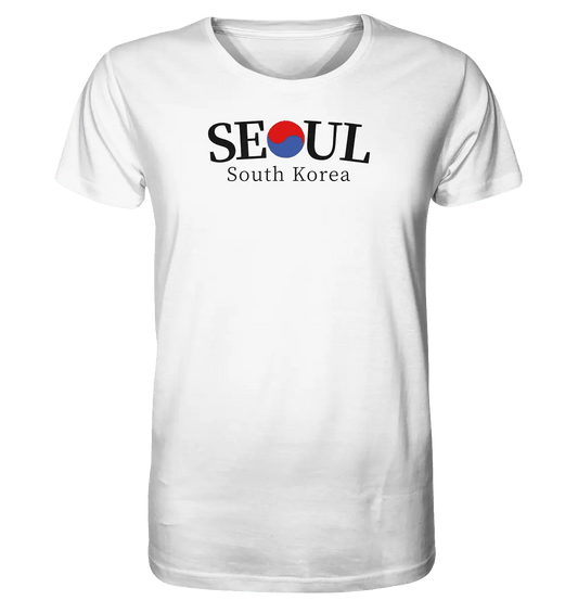 Seoul South Korea | Herren Organic T-Shirt - Gomawo Korea - Herren - Südkorea - Korea - Bekleidung - Clothing - K-Streetwear - K-Clothing - K-Vibes