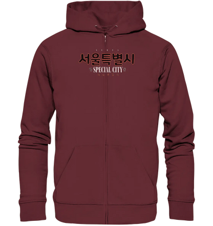 Seoul Special City - Myeongdong Edition | Organic Unisex Zipper - Gomawo Korea - Jacken/ Zipper - Südkorea - Korea - Bekleidung - Clothing - K-Streetwear - K-Clothing - K-Vibes