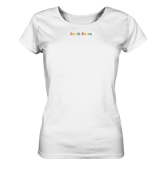 South Korea - Rainbow | Damen Organic Shirt (Stick) - Gomawo Korea - Damen - Südkorea - Korea - Bekleidung - Clothing - K-Streetwear - K-Clothing - K-Vibes