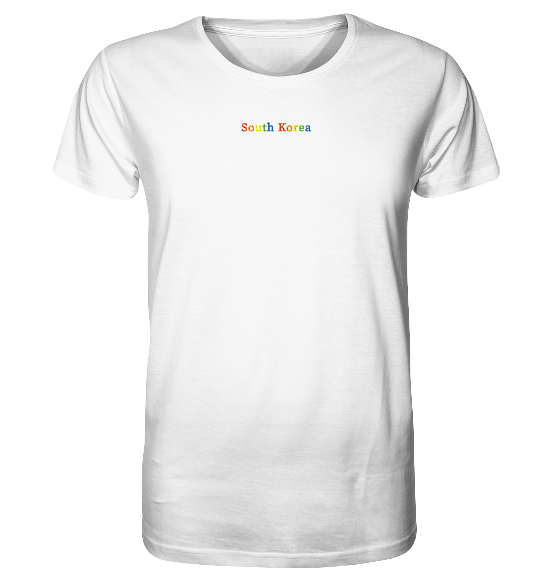 South Korea - Rainbow | Herren Organic Shirt (Stick) - Gomawo Korea - Herren - Südkorea - Korea - Bekleidung - Clothing - K-Streetwear - K-Clothing - K-Vibes